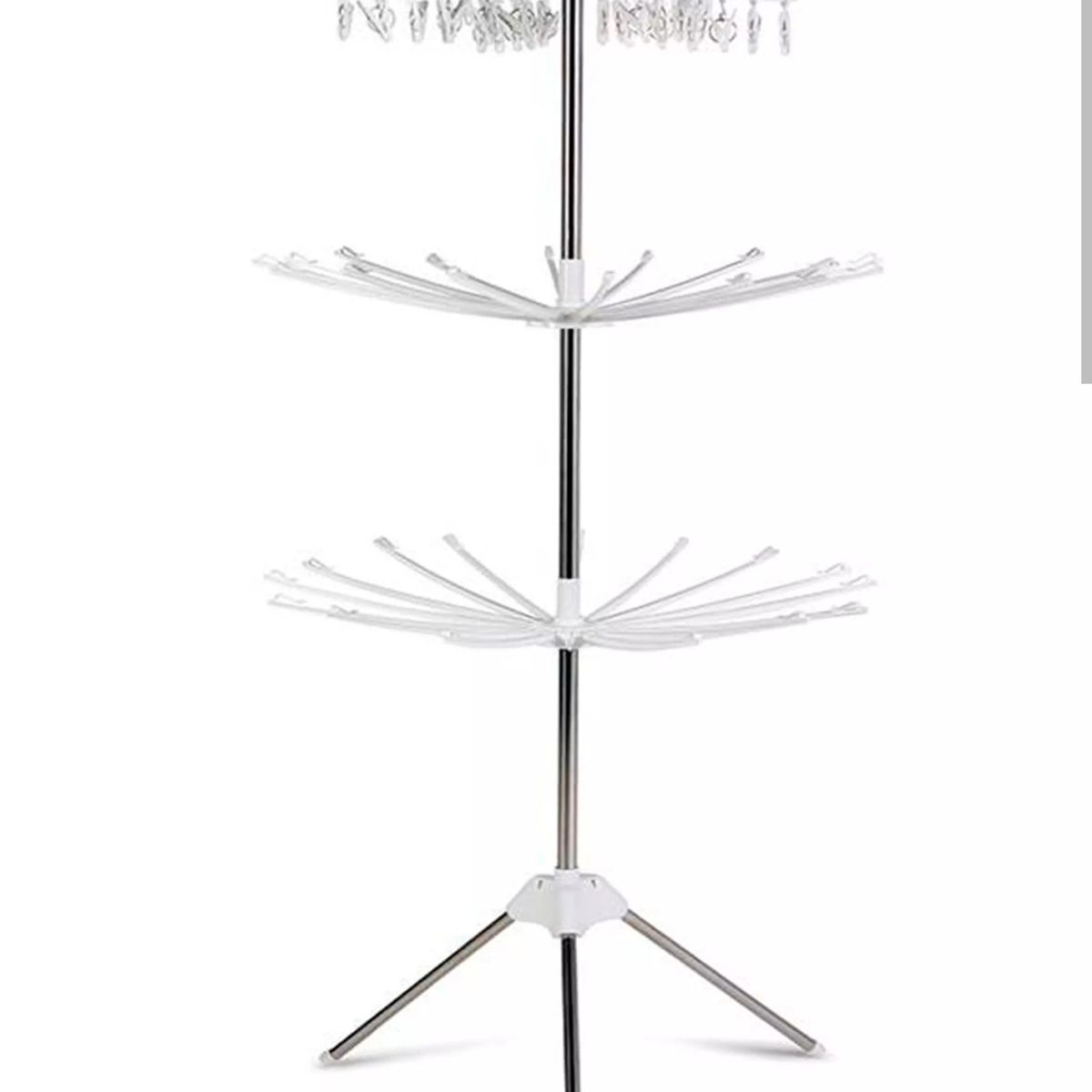 DEWINNER - Colgador Perchero de Ropa Plegable