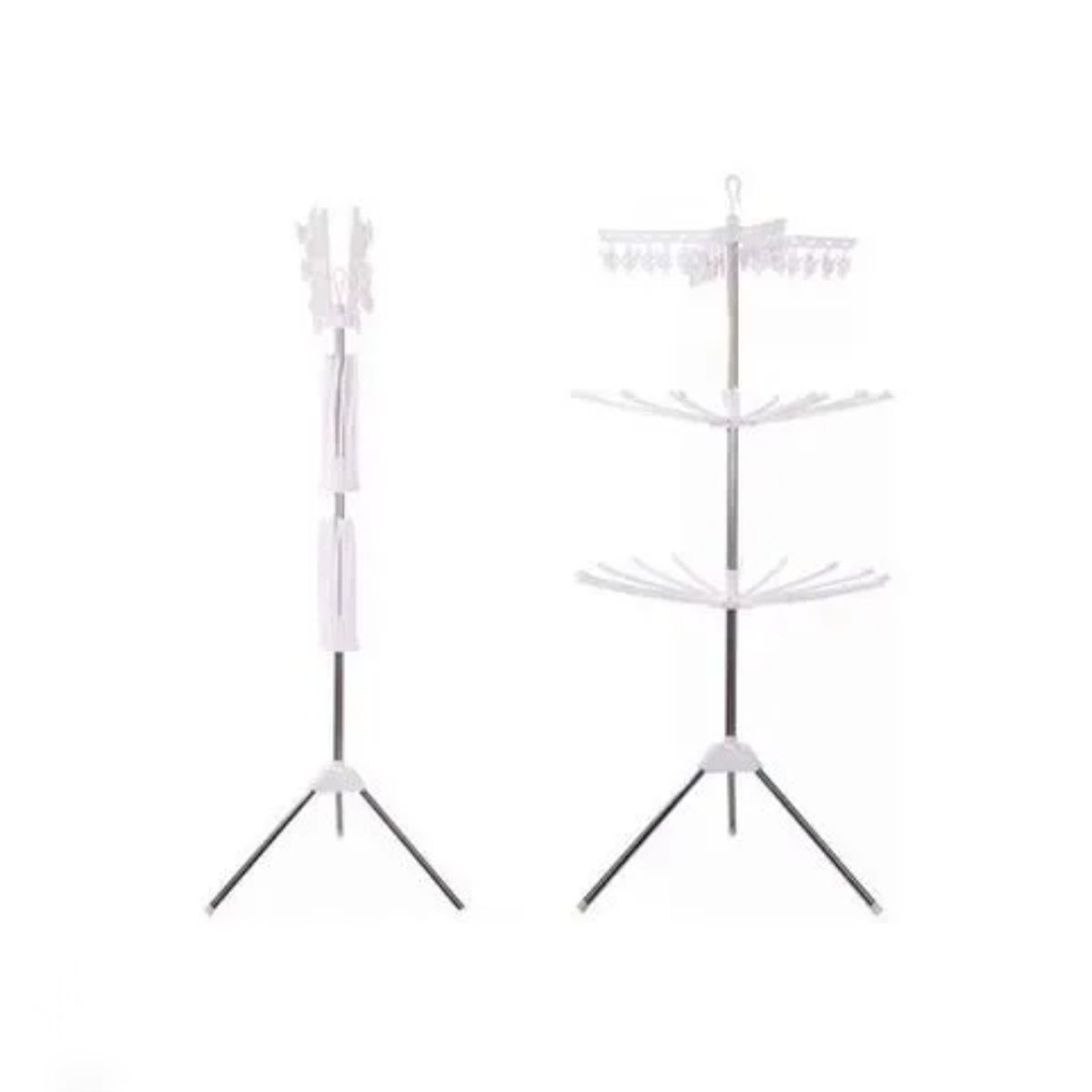 DEWINNER - Colgador Perchero de Ropa Plegable