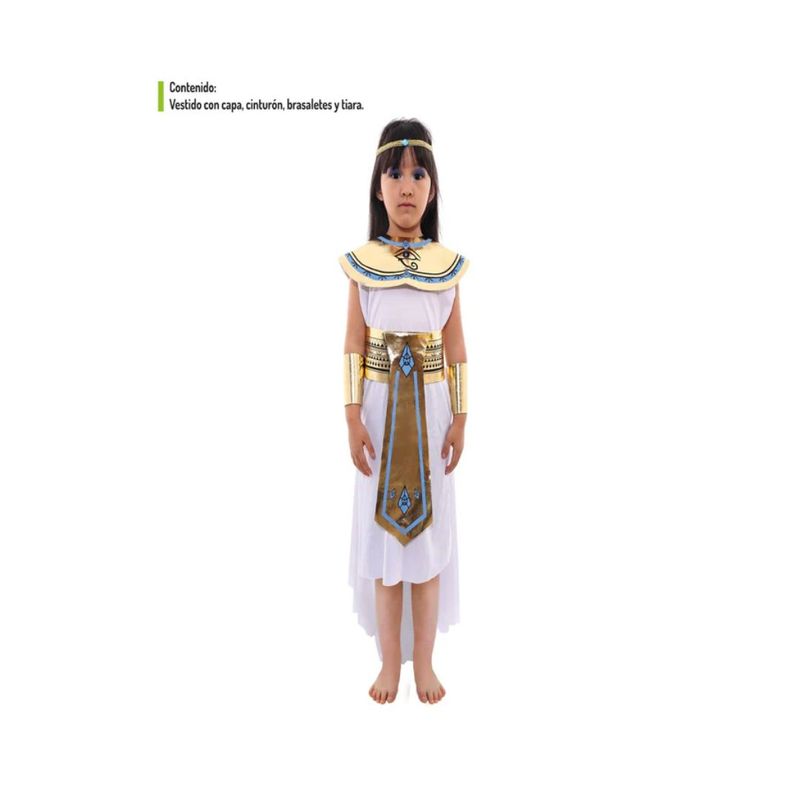 GENERICO - Traje infantil Cleopatra Talla 13-14 Años