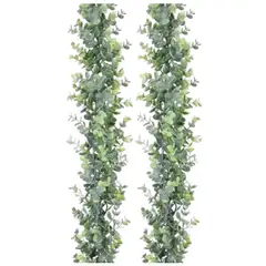 GENERICO - Guirnaldas De Hojas De Eucalipto Artificial Decoración Boda