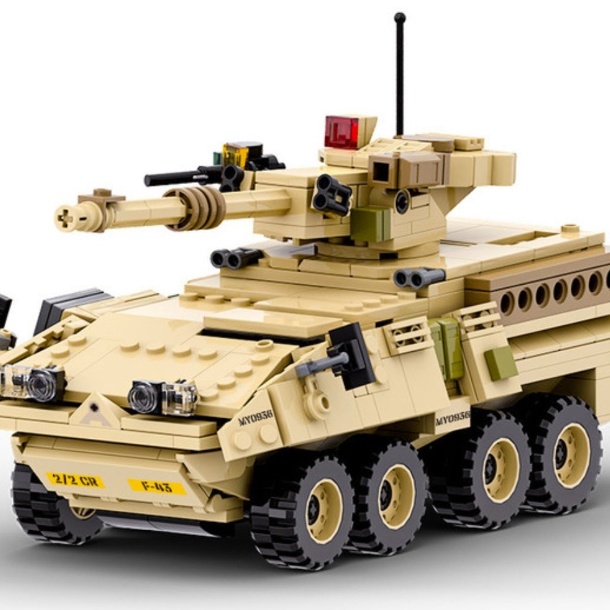 SLUBAN - Vehiculo Blindado M1128 Striker Anti - Tanque compatible Lego