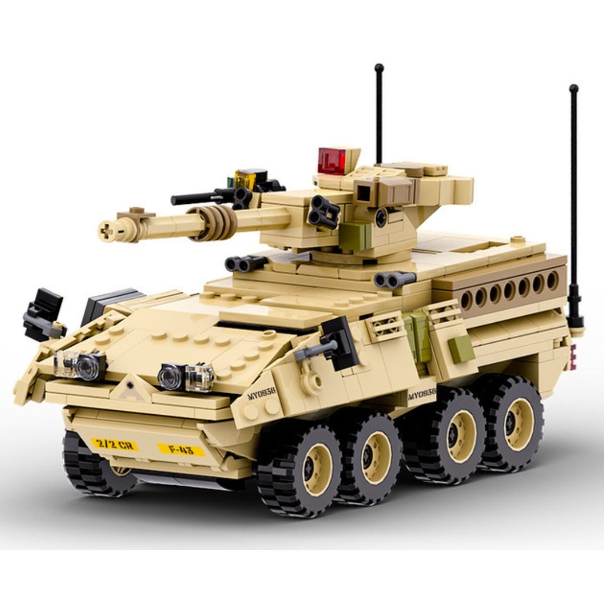 SLUBAN - Vehiculo Blindado M1128 Striker Anti - Tanque compatible Lego