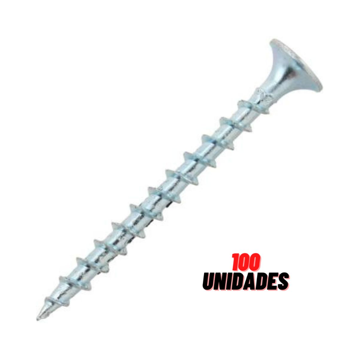 GENERICO - TORNILLO DRYWALL MADERA 3 X 6 ZINCADO CAJA 100 UNIDADES