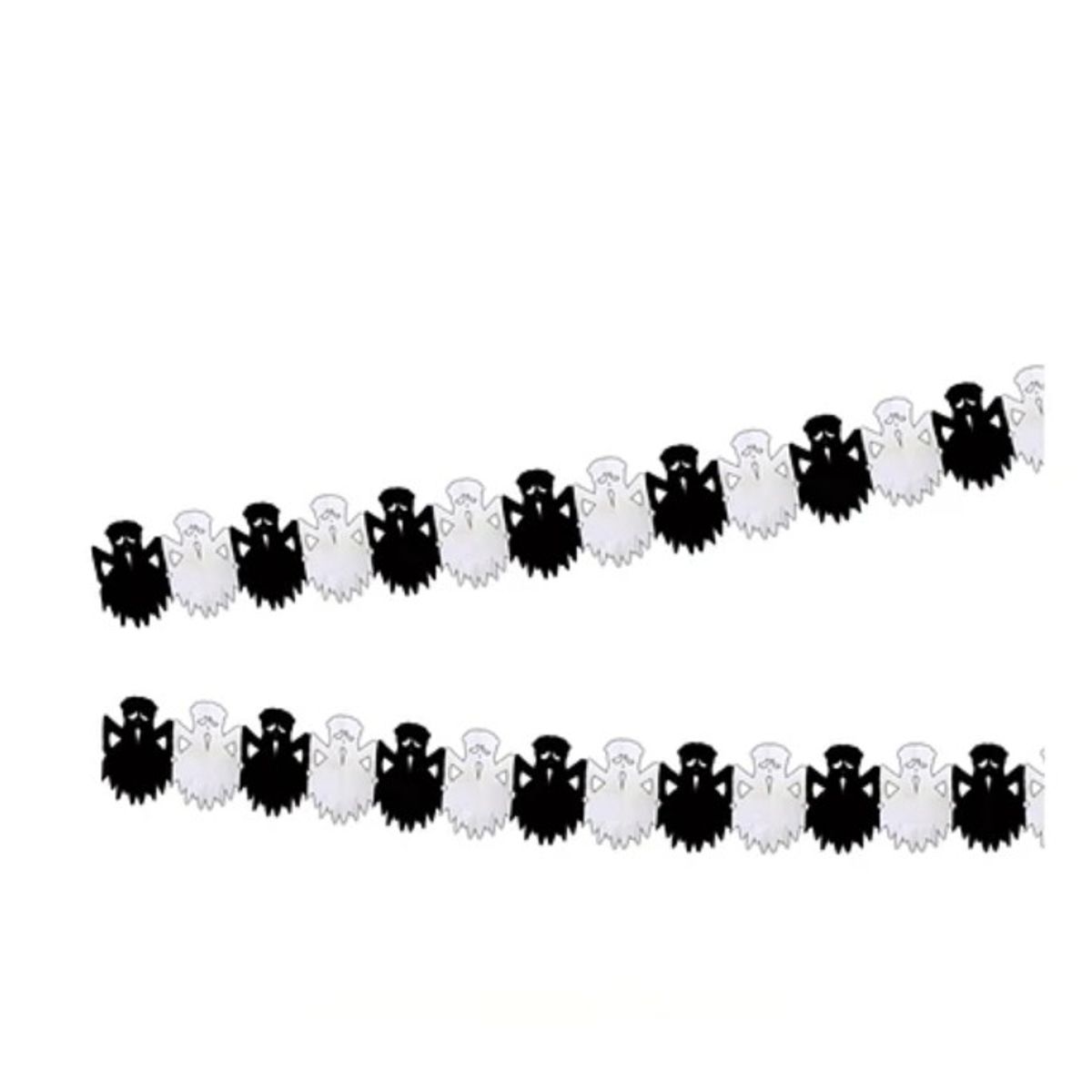 GENERICO - Guirnalda De Papel De Fantasma 200 Cm