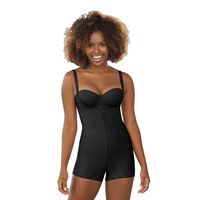 Faja estilo body de control fuerte que realza los glúteos 018678N Negro