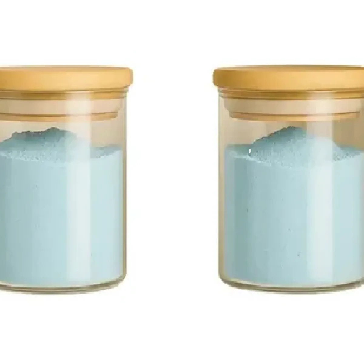 GENERICO - Set 2 Frascos Tarro Hermetico De Vidrio 8cm Tapa De Bambú