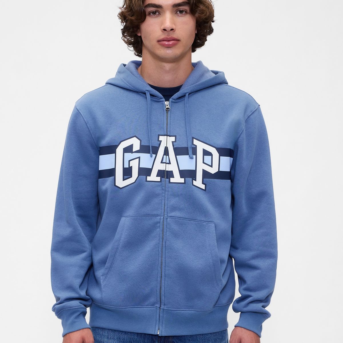 GAP - Polerón Gap Logo Hoodie Con Cierre Hombre