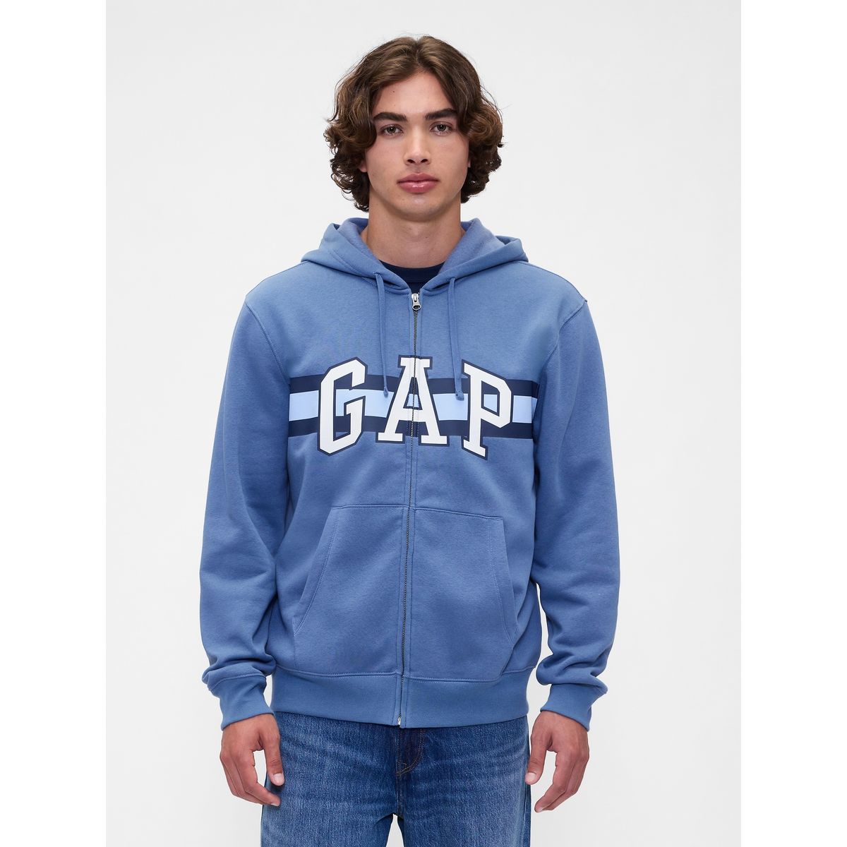 GAP - Polerón Gap Logo Hoodie Con Cierre Hombre