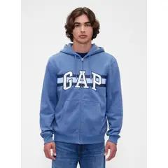 GAP - Polerón Logo Hoodie Con Cierre Hombre