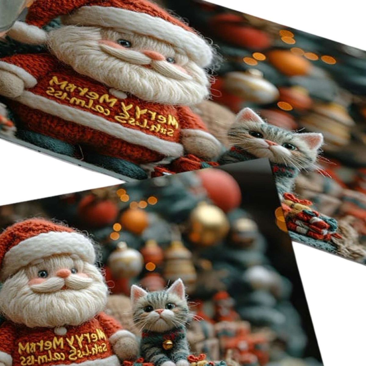 GENERICO - ALFOMBRA PARA COCINA CON DISEÑO NAVIDEÑO T02