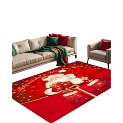 GENERICO - ALFOMBRA NAVIDEÑA PARA LIVING O COMEDOR 180cm x 200 cm T15