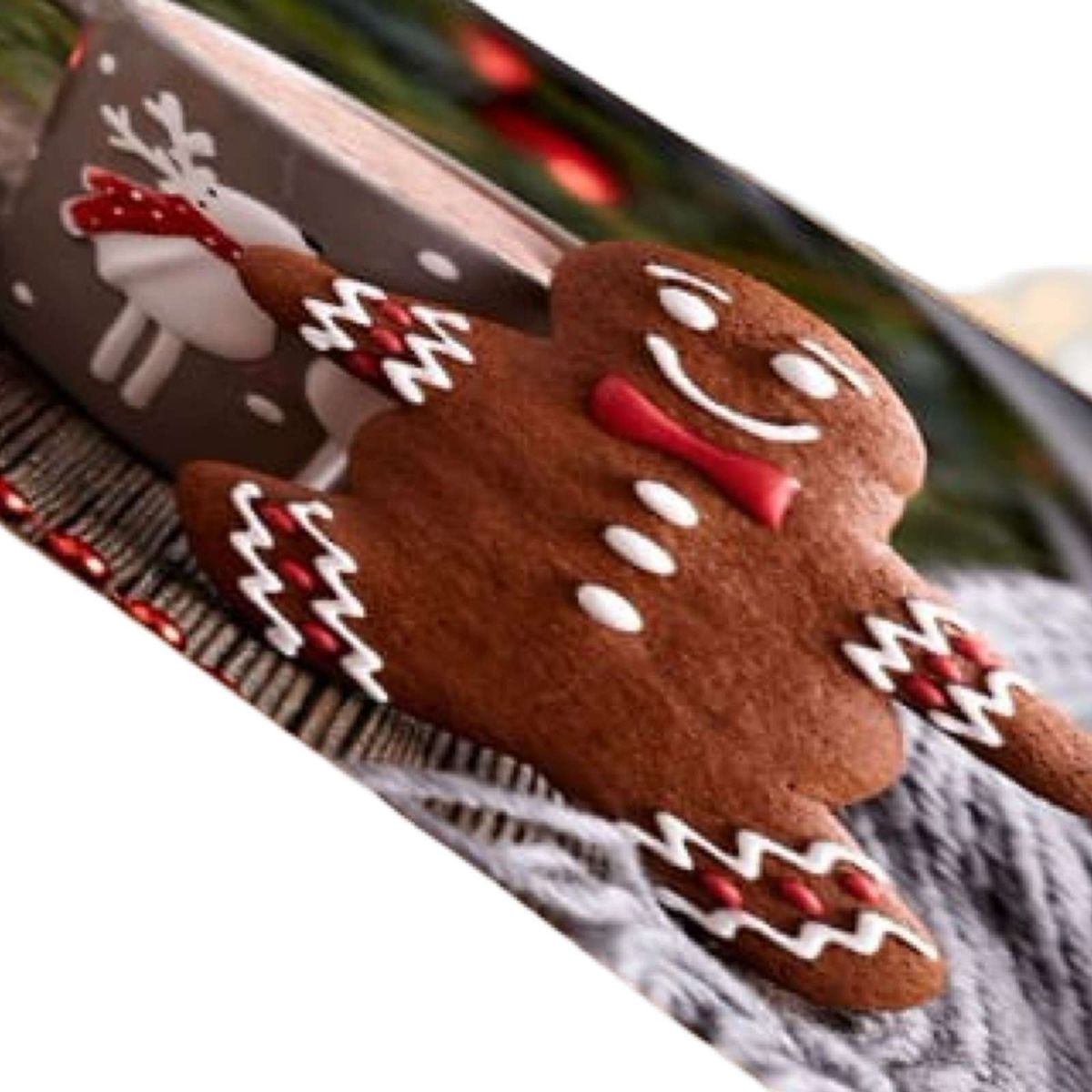 GENERICO - ALFOMBRA DECORATIVA PARA COCINA CON DISEÑO NAVIDEÑO T10