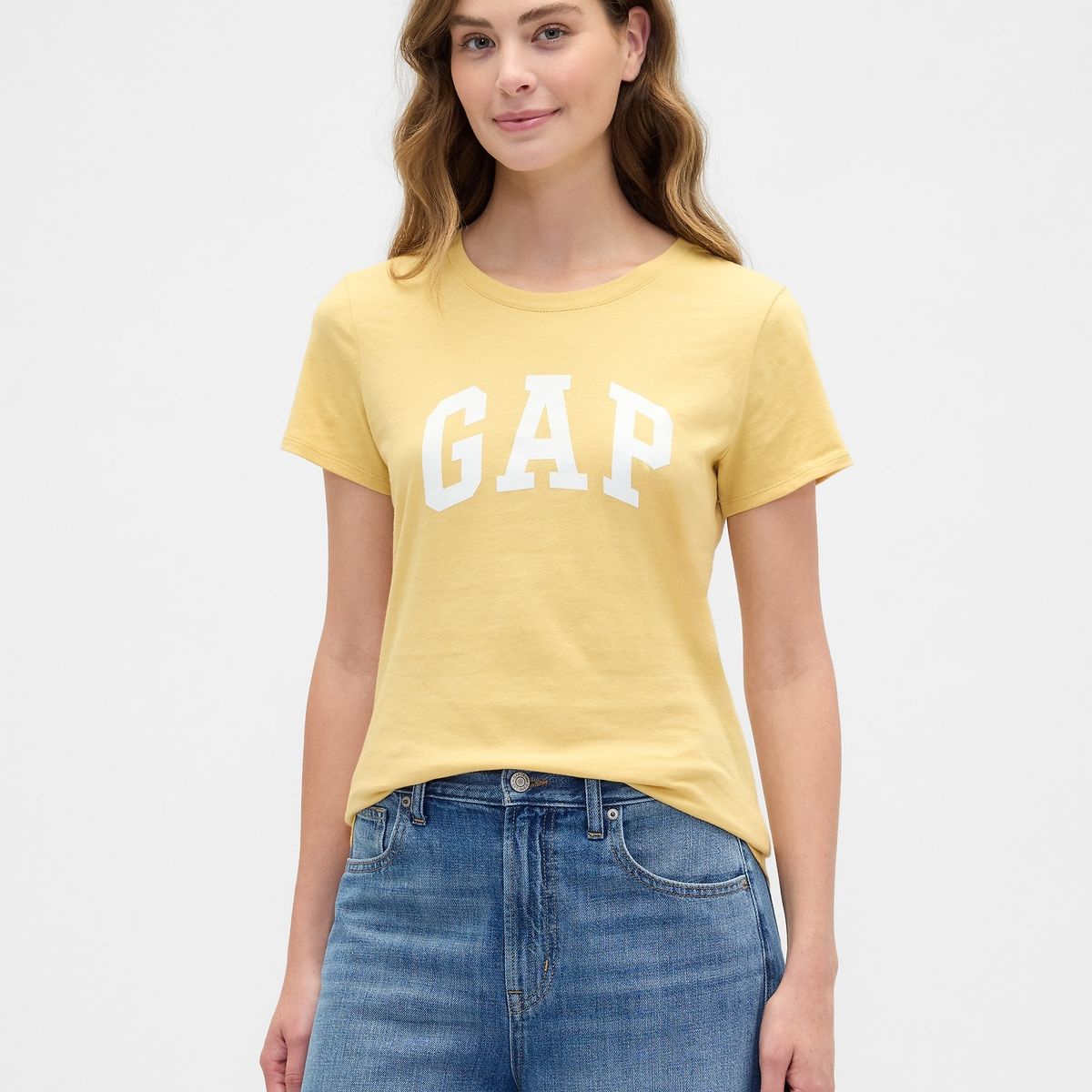 GAP - Polera Gap Logo Manga Corta Mujer