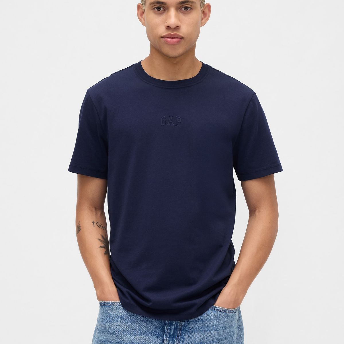 GAP - Polera Gap Mini Logo Manga Corta Hombre