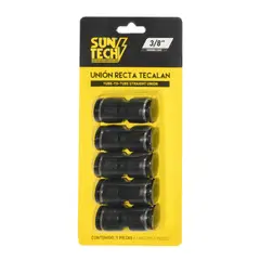SUNTECH - Blister Union Recta Tecalan 3/8 PuLG