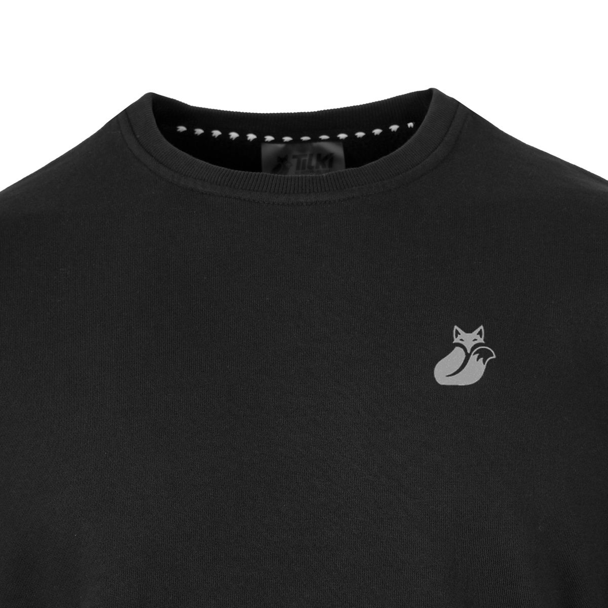 TILKI - Poleron Tilki Crew Neck Agir Lehinde NegroGris Tenis Padel