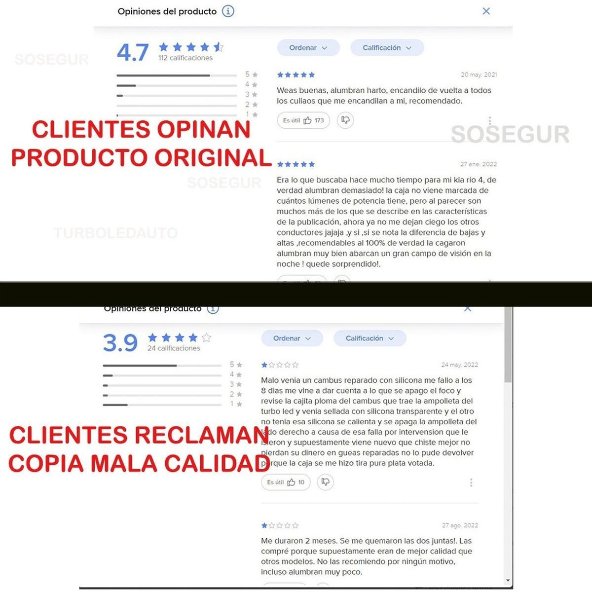 AUDOTO - Par Kit Ampolletas Turboled T1s H4  Chip No Error Canbus