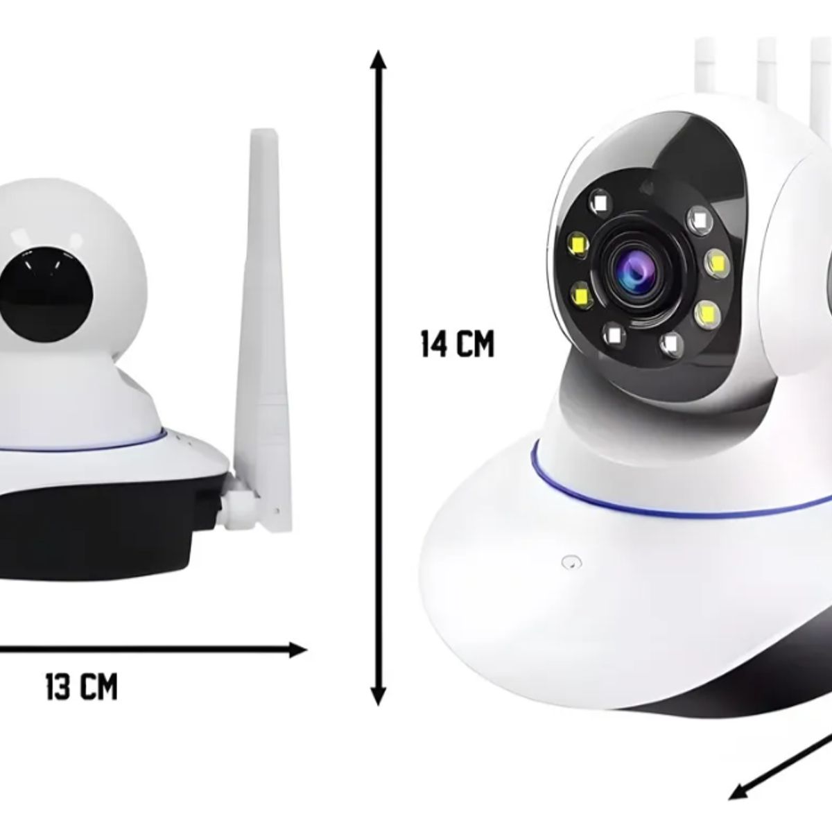 GENERICO - Cámara Seguridad Ip Inalámbrico Movimiento Interior Full Hd