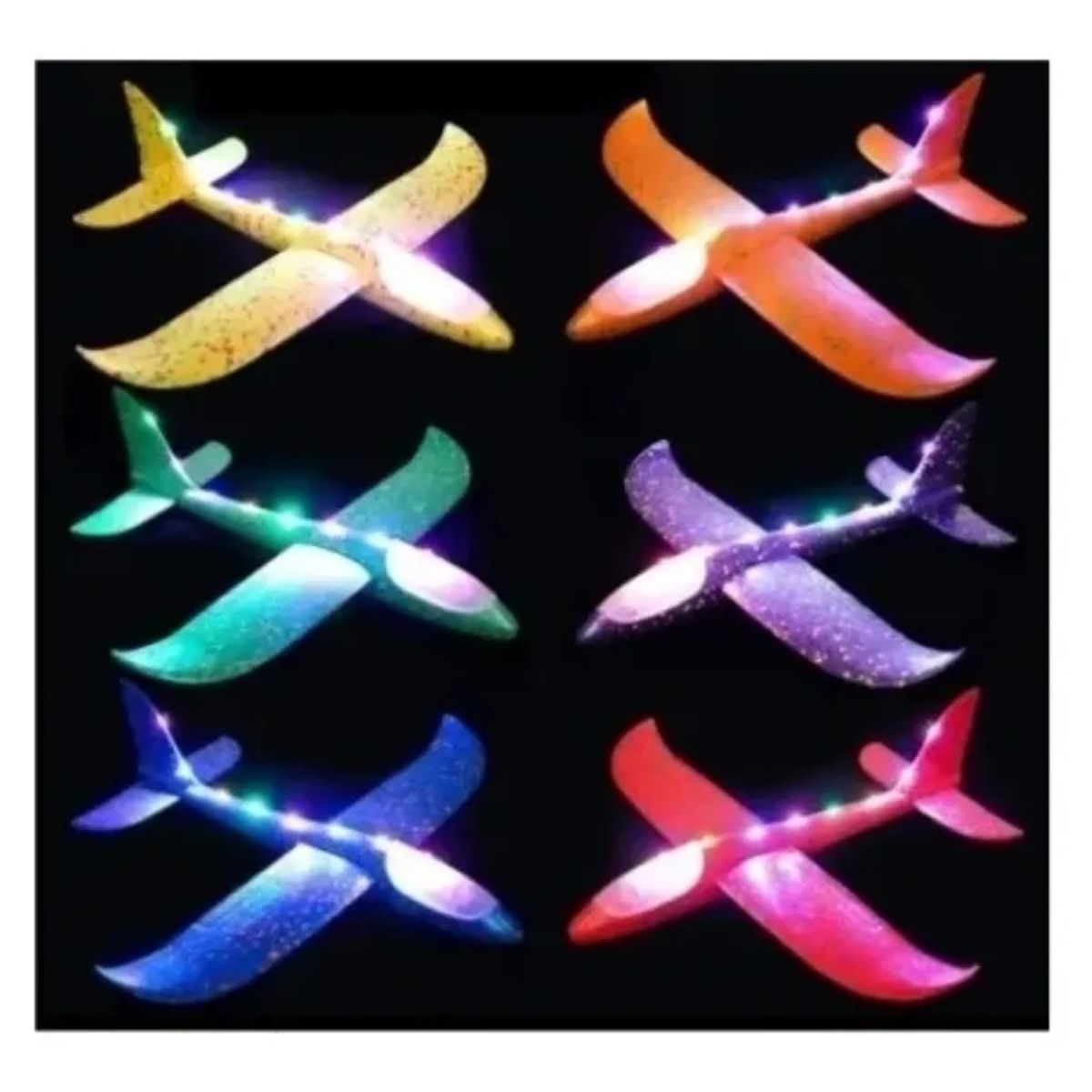 NO LOGO - Pack Por 3 Avion Planeador De Plumavit