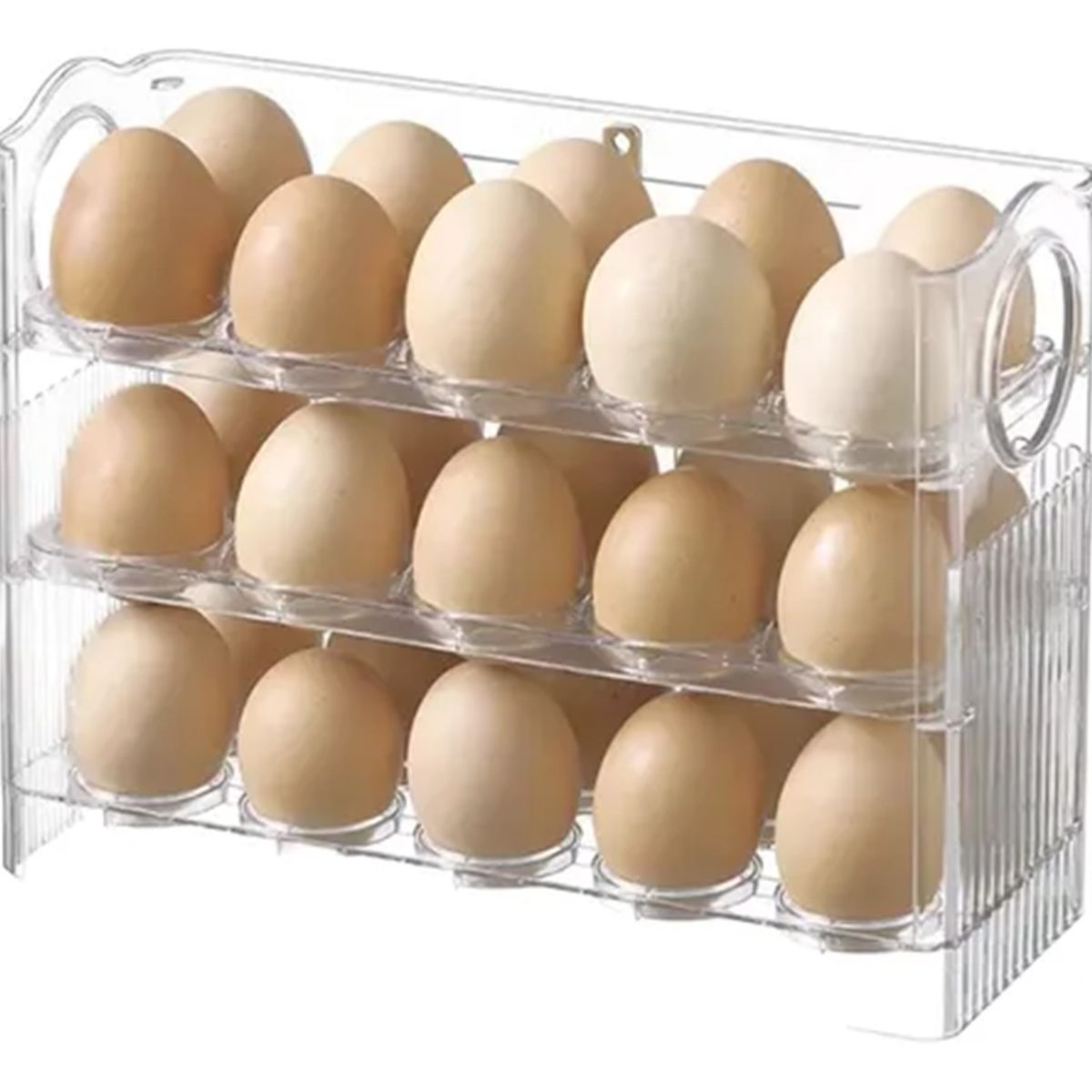 GENERICO - Organizador De Huevos Caja Para 30 Und Huevera Portahuevos