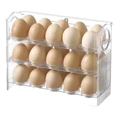 GENERICO - Organizador De Huevos Caja Para 30 Und Huevera Portahuevos