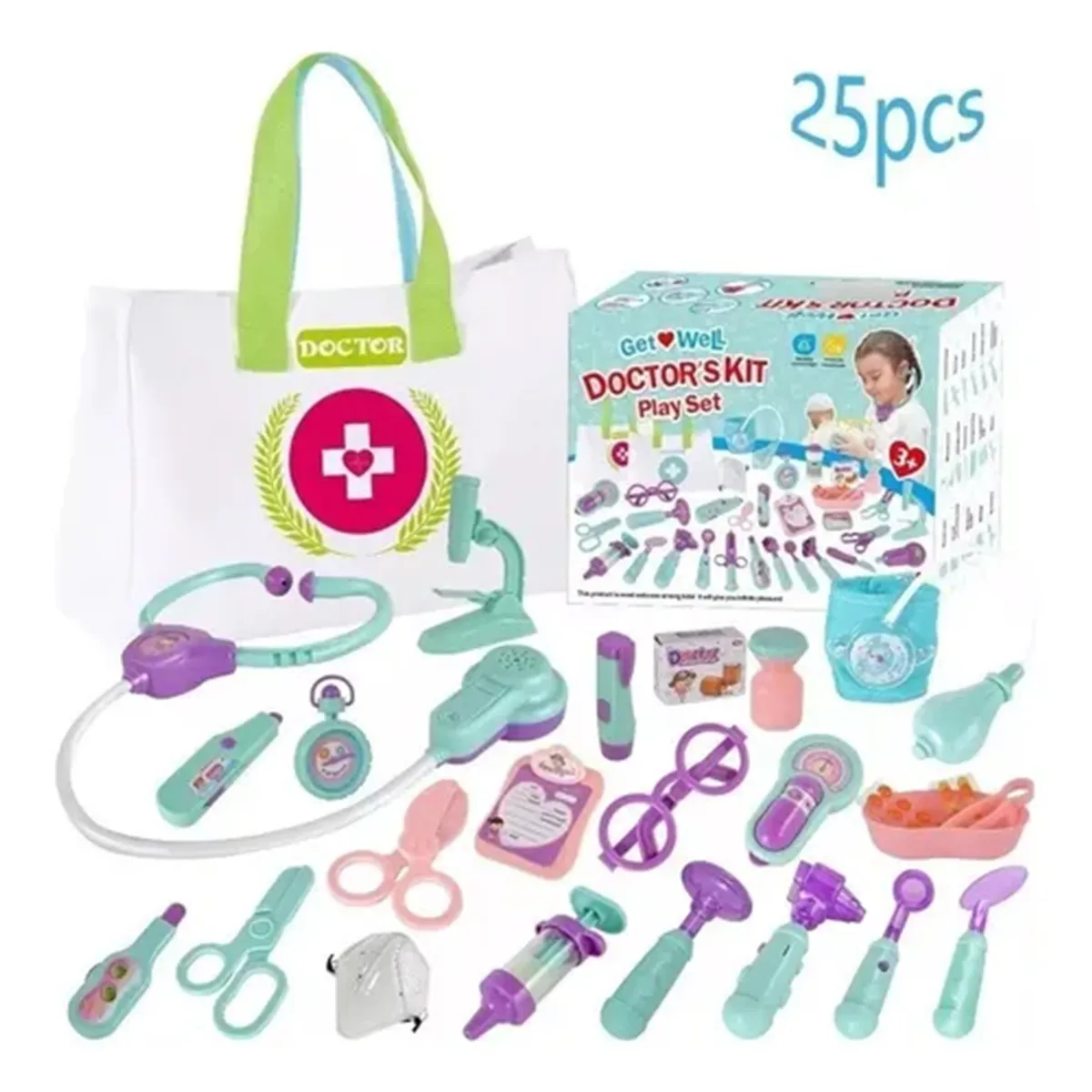GENERICO - Set Juguetes Medico Doctor Niños Infantil Con Luz Y Sonido
