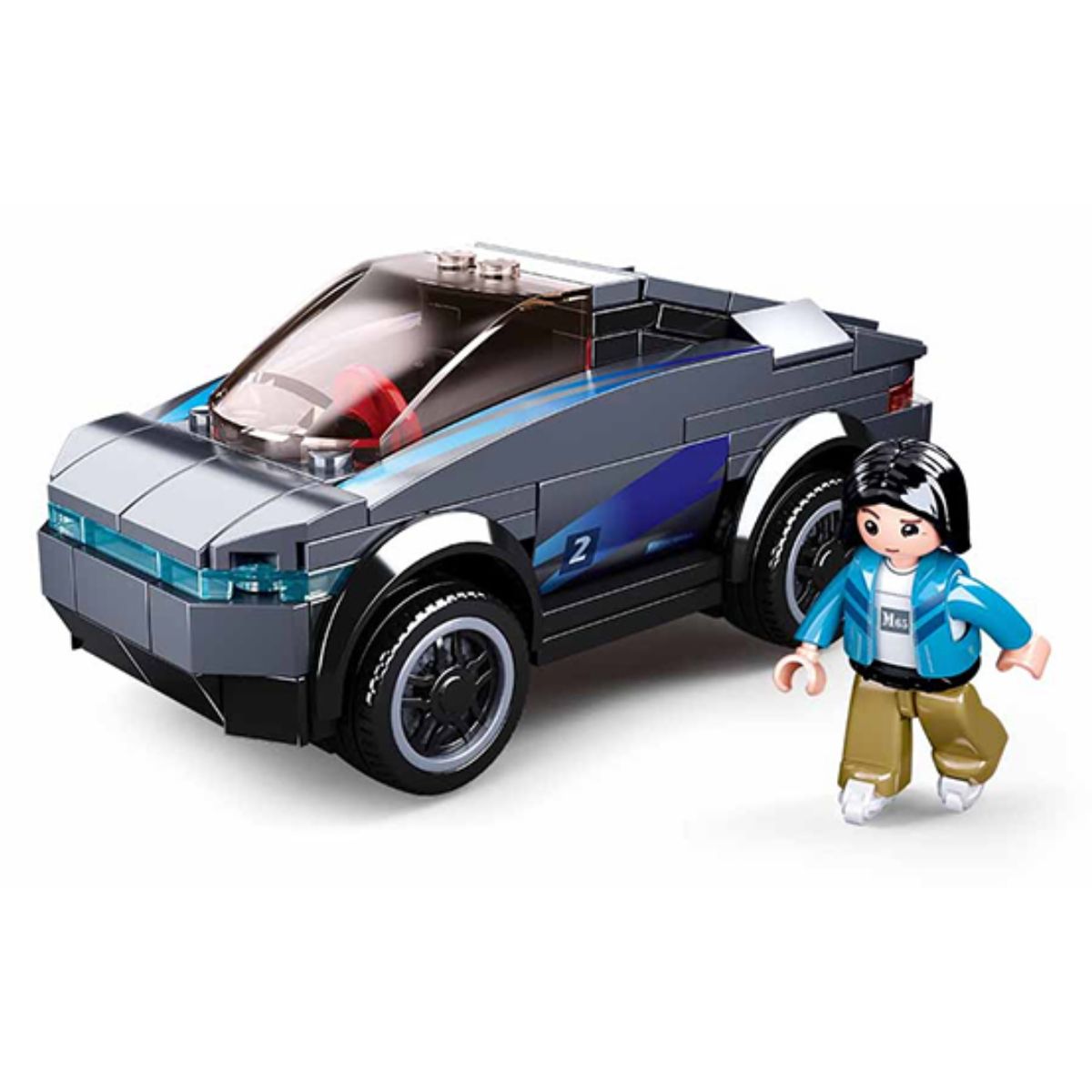 SLUBAN - Auto Jeep Camioneta Cybertruck compatible Lego