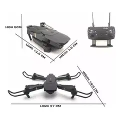 GENERICO - Drone Pro 4k Mini Wi-fi Bateria Negro