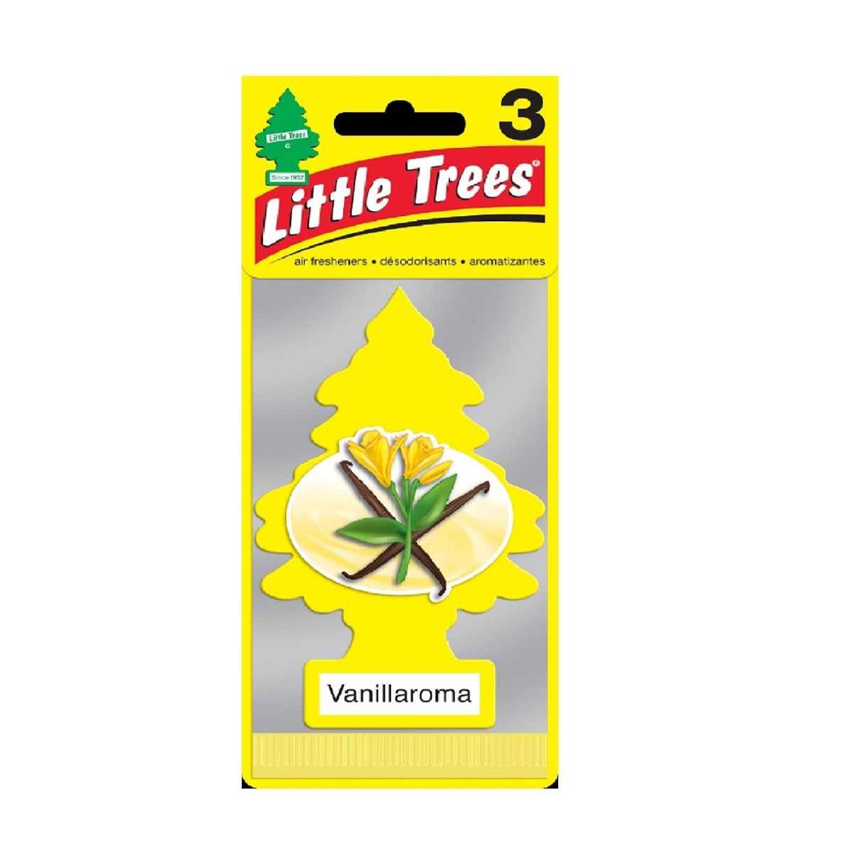 LITTLE TREES - PACK 3 AROMATIZANTES PINO VAINILLA LITTLE TREES