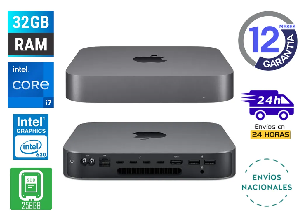 APPLE Apple Mac Mini Late 2018 Intel Core I7 3.2 Ghz 32GB RAM