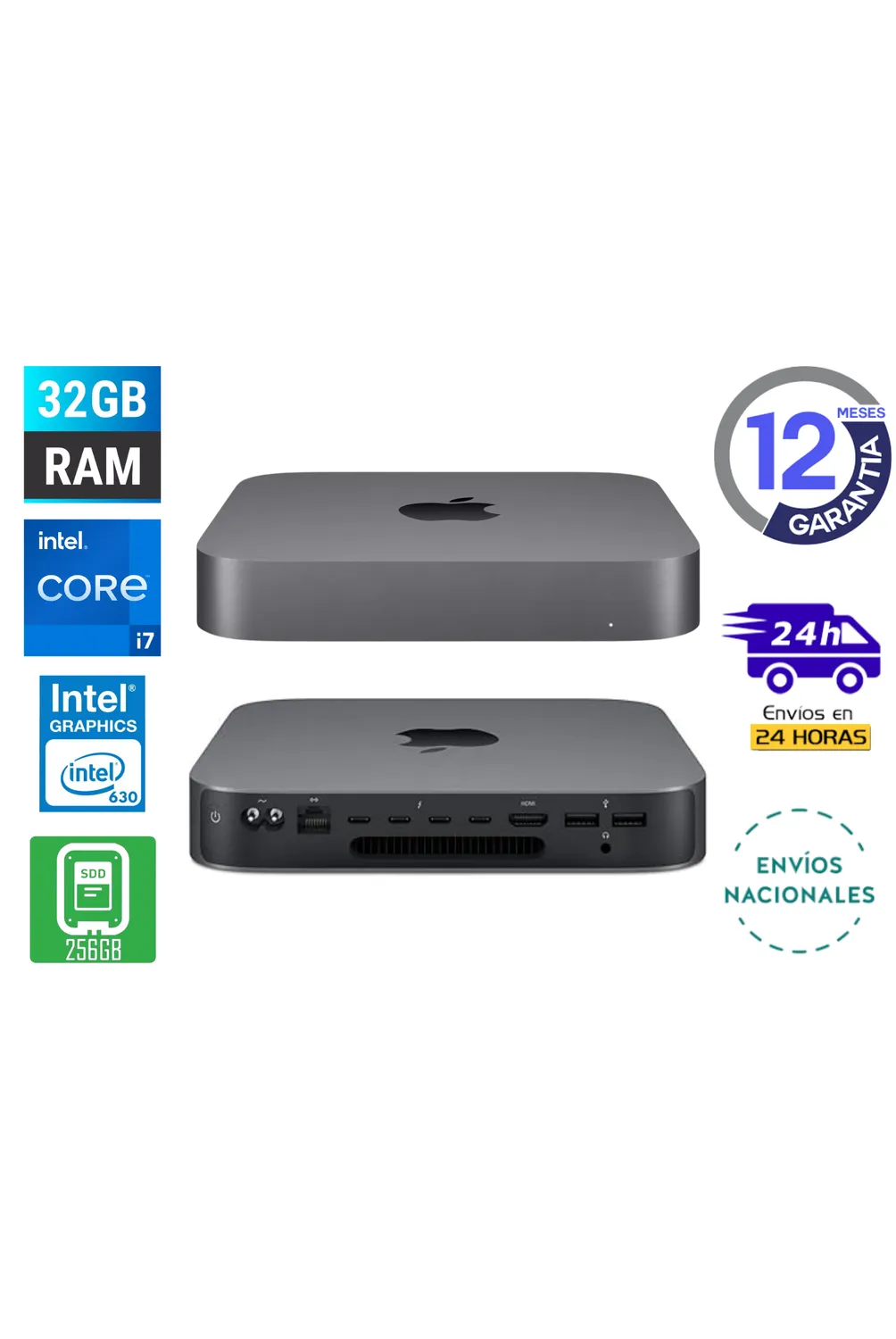 APPLE Apple Mac Mini Late 2018 Intel Core I7 3.2 Ghz 32GB RAM