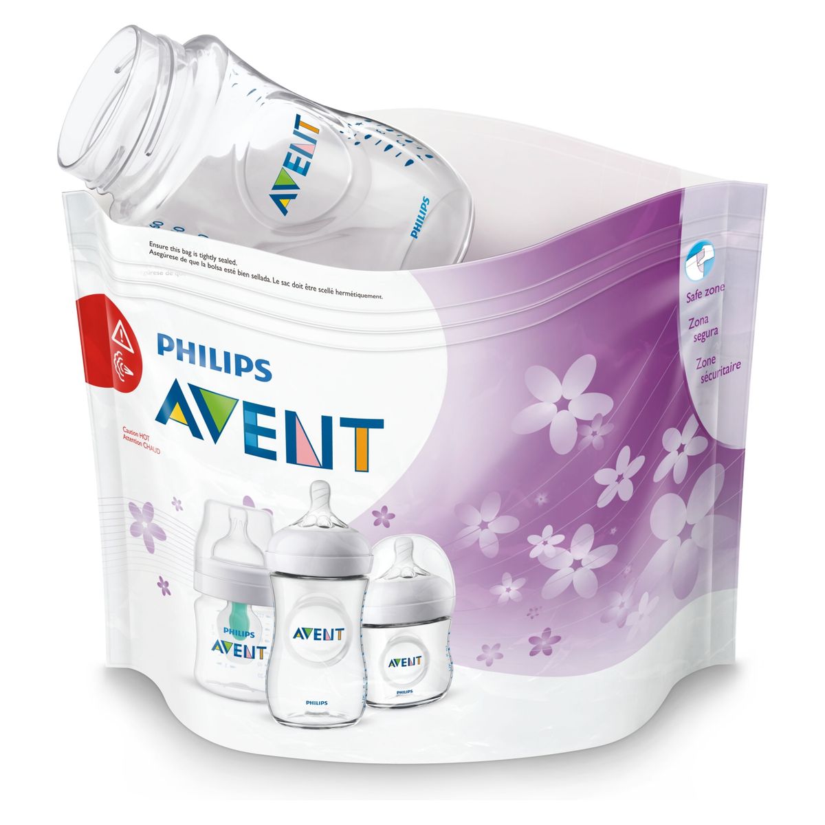 AVENT - Bolsas Esterilizadoras A Vapor Para Microonda Scf297/05 Philips Avent