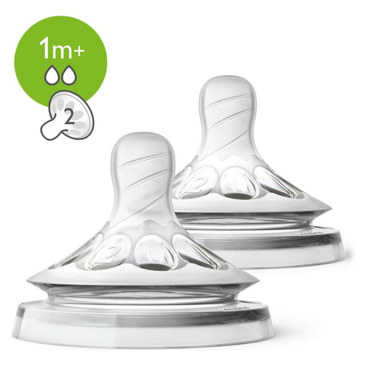 PHILIPS AVENT - Philips Avent Tetina Flujo Lento desde 1 Mes Avent Scf042/27