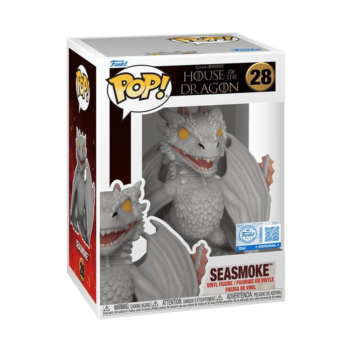 FUNKO - Funko Pop House Of The Dragon – Seasmoke 28 + Protector