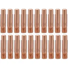 KUANGYE - 20p Punta Boquillas Soldadura Para Mig Mag 1mm Contacto