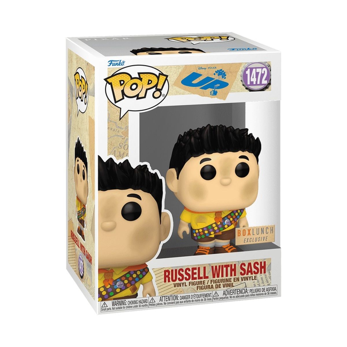 FUNKO - Funko Pop Disney UP – Russell 1472 + Protector