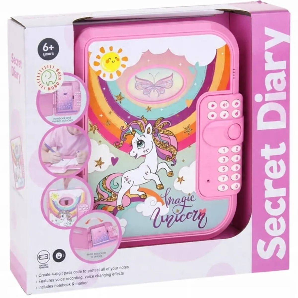 BESTOYS - Diario De Vida Electronico Con Contraseña Grabadora De Voz