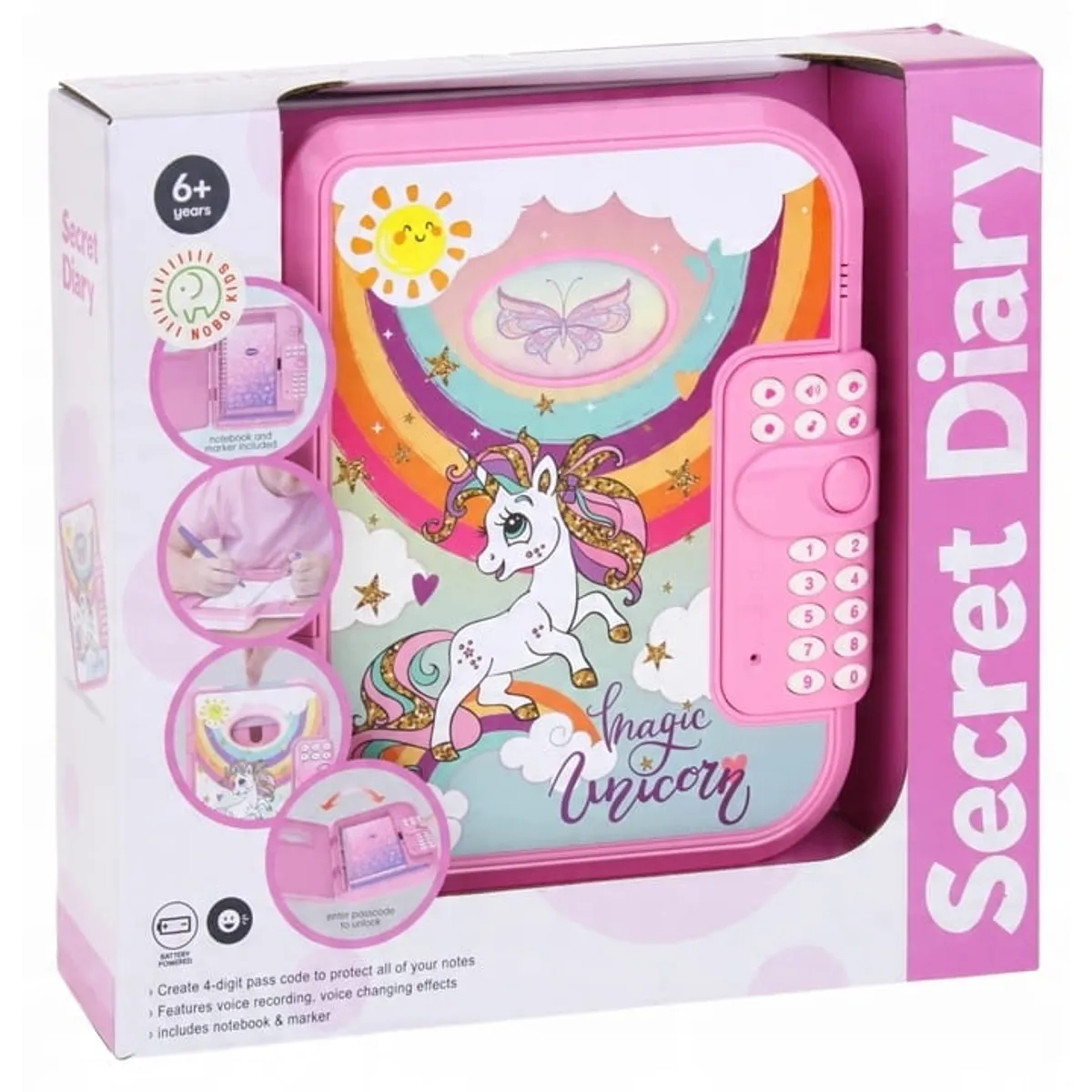 BESTOYS - Diario De Vida Electronico Con Contraseña Grabadora De Voz