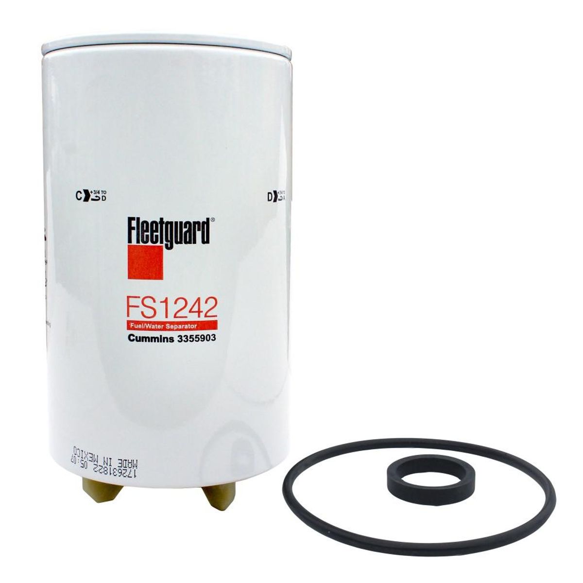 GENERICO - FILTRO SEPARADOR DE COMBUSTIBLE FLEETGUARD FS1242