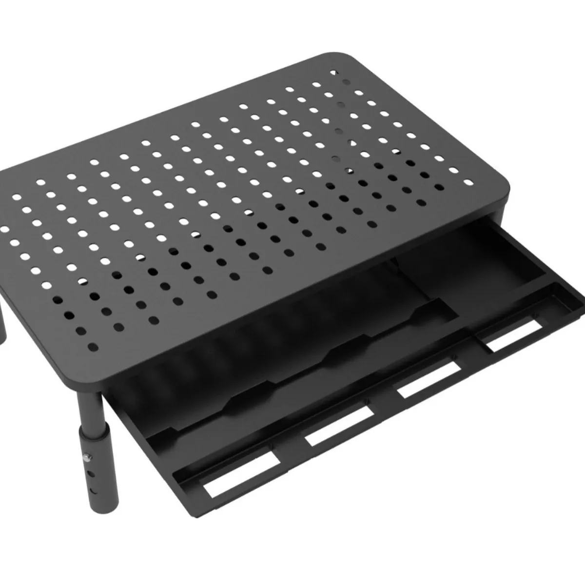 ATURE - Soporte Portátil, Impresora, Monitor Con Cajones. 3 Alturas.