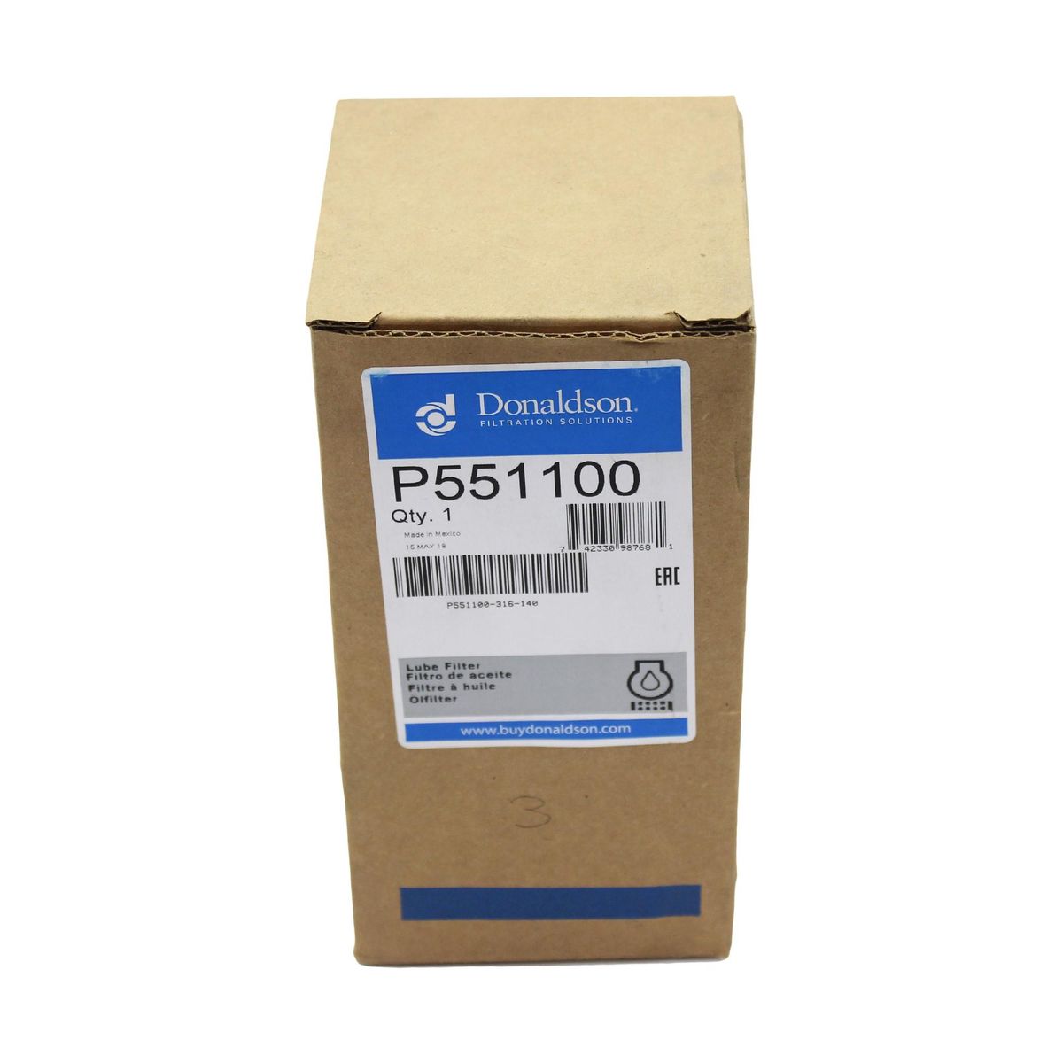 DONALDSON - FILTRO ACEITE MOTOR DONALDSON P551100