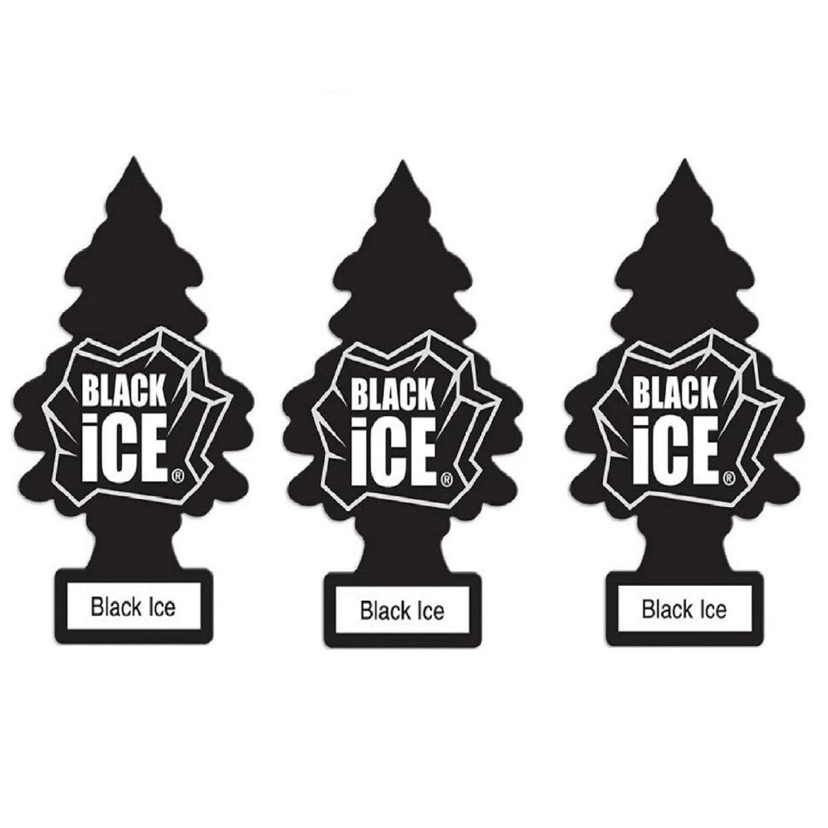 LITTLE TREES - PACK 3 AROMATIZANTES PINO HIELO NEGRO LITTLE TREES