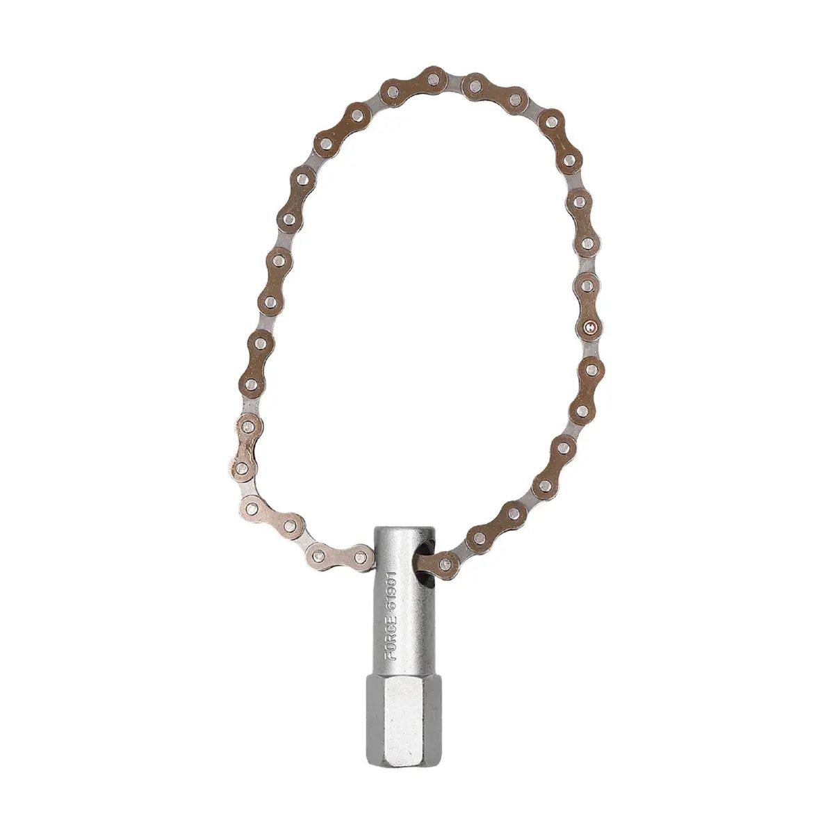 FORCE - Llave Cadena Para Filtro De Aceite Toma 1/2 PuLG
