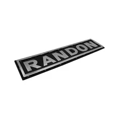 RANDON - Placa Plastica Modulo Trasero