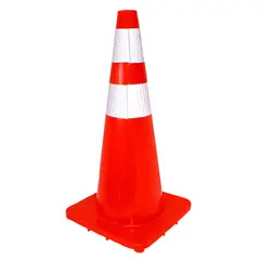 BLACKSMITH - Cono Pvc - Doble Cinta Reflectante - 36 PuLG