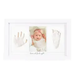 ATURE - Kit De Marco De Foto Y Huella Pies O Mano De Bebé Arcilla
