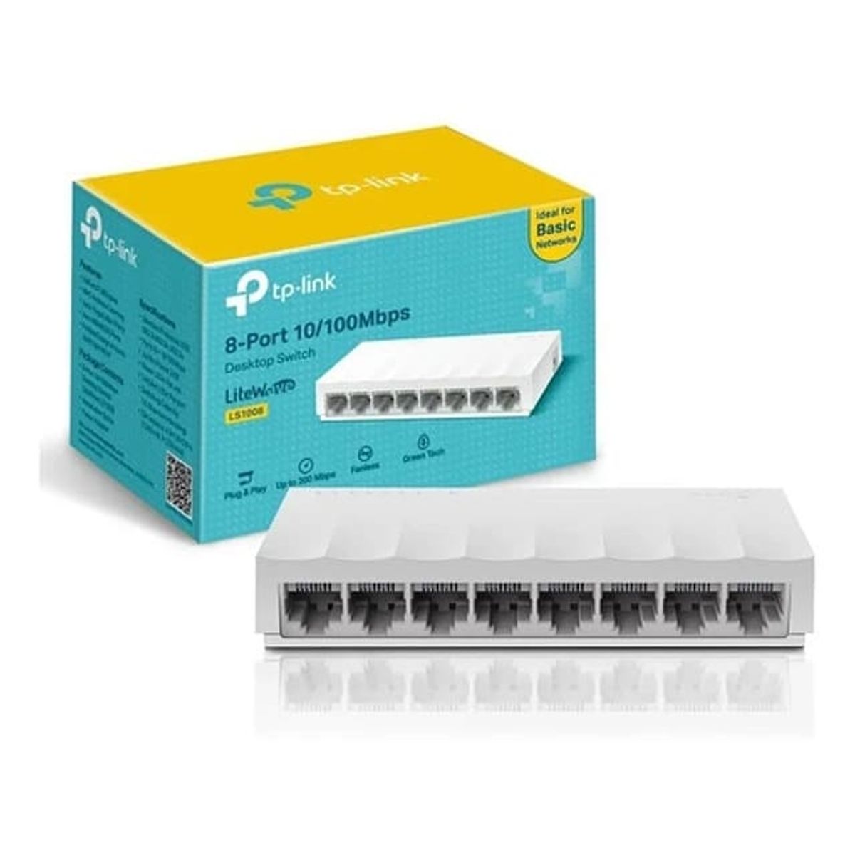 MALIK - SWITCH TPLINK LS1008 8-PORT 10100MBPS DESKTOP 29TPLL1008
