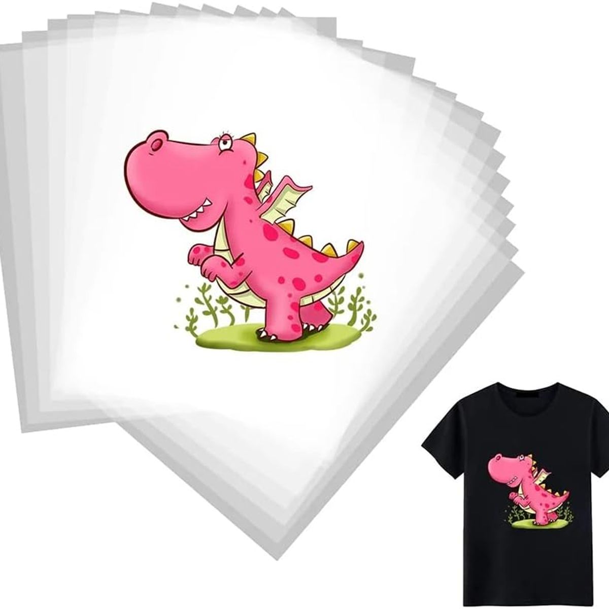 KUANGYE - Papel Transfer Film Para Dtf Tamaño A4 Paquete Con 100 Hojas
