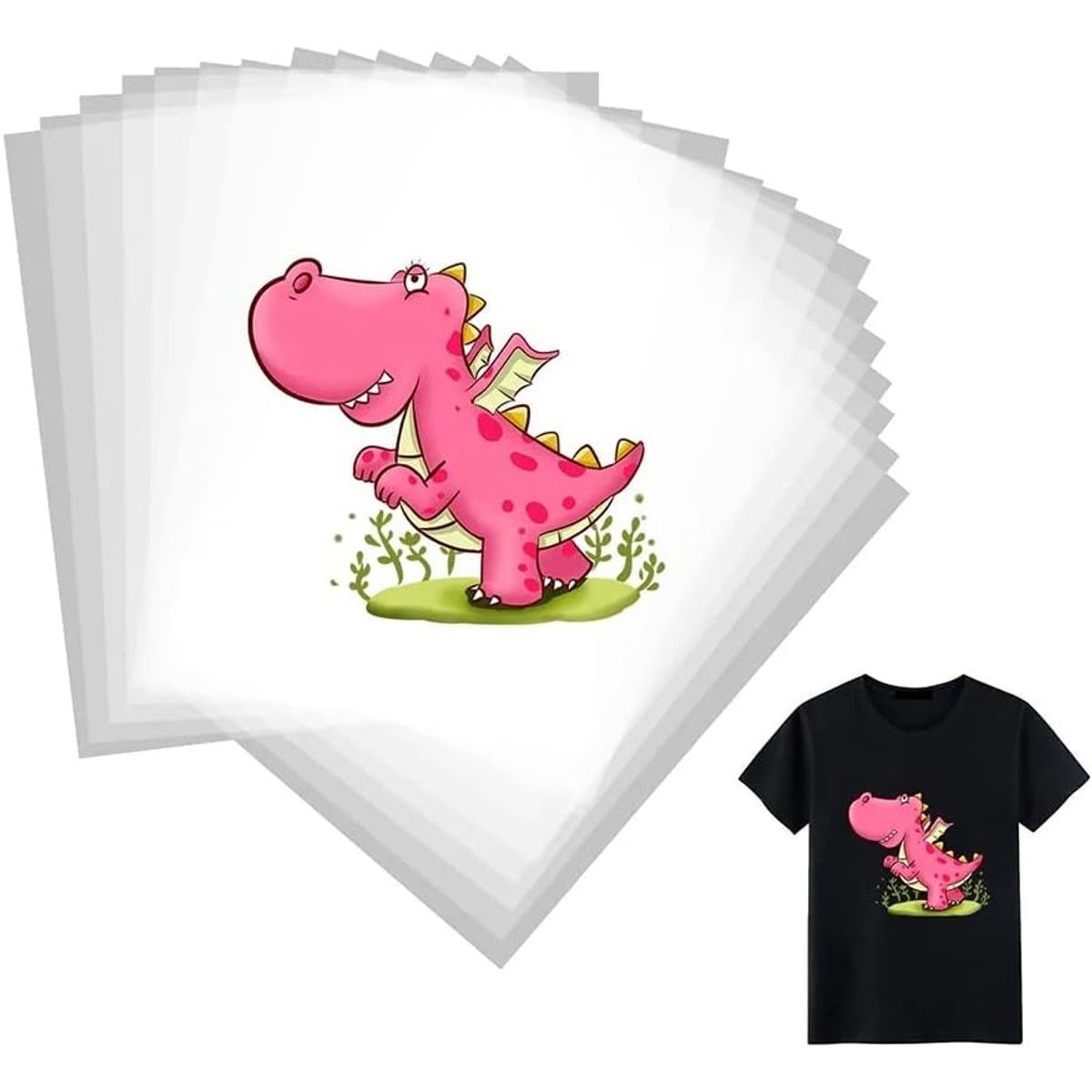 KUANGYE - Papel Transfer Film Para Dtf Tamaño A4 Paquete Con 100 Hojas