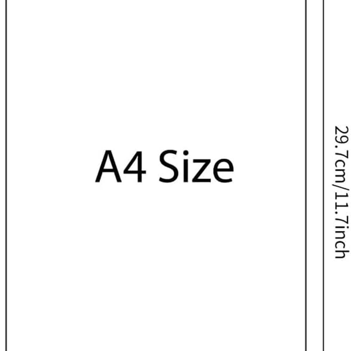 KUANGYE - Papel Transfer Film Para Dtf Tamaño A4 Paquete Con 100 Hojas